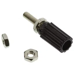 ABBATRON HH SMITH Binding Post, 15A, #8-32, Screw, Black, 1482-103-image-53