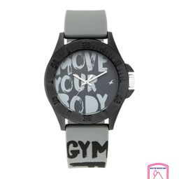 Fastrack Unisex Grey Printed Tees - Fast Fit Analogue Watch 68013PP11-image-81