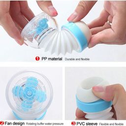 Inditradition ABS 360 Degree Water Filter Nozzle, Multicolour, Glossy Finish image 5