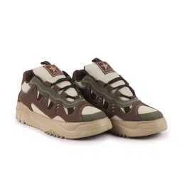 FAUSTO Everyday Ease Men Colourblocked Sneakers-picture-22