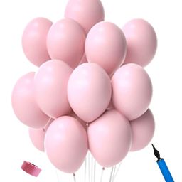 Shopperskart Pastel Balloons For Birthdays & Party Decoration Pink- Pack of 52-69