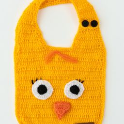 The Original Knit Duck Design Bib - Yellow-image-58