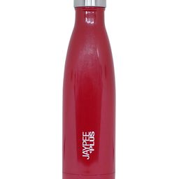 Jaypee Plus Alpha Stainless Steel Long Hours Hot and Cold Water Bottle for School, Leakproof, Rust free Steel Bottle -750 ml , Cherry-24