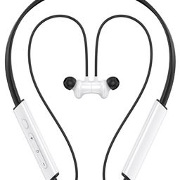 Onelife Neo Beat Bluetooth Wireless Neckband with Up to 50 Hrs Playtime Dual Device Pairing Type C Interface and Magnetic in Ear Buds-White image 2