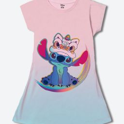 Wear Your Mind Girls Graphic Printed A-Line Dress-picture-0