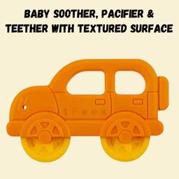 BitFeex  Teether Crab and Car Babies to soothen their gums, Easy to Grasp hold and chew Infant Toys (Pack of 2, Color May Vary) image 5