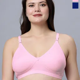 Eden Women Pack of 2 Solid Full Coverage Non Padded Non-Wired Regular Everyday Bra-picture-15