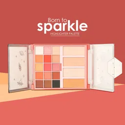 SHRYOAN Born to Sparkle Highlighter Palette - Shade 01 image 2