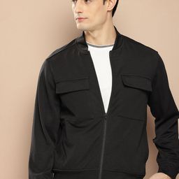 INVICTUS Mandarin Collar Tailored Jacket-image-11