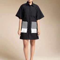 House of Manaa Black Hom Allure Dress-image-36