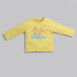 Ed-a-Mamma Infant Boys Yellow Cotton Printed T-Shirt-picture-20