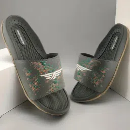 Red Tape Men's Olive Slides-picture-0