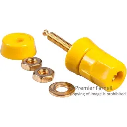 SUPERIOR ELECTRIC Binding Post, 30A, #8-32, Stud, Yellow, BP30Y-1 PKG-picture-13