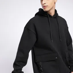 glitchez City Savvy Oversized Hooded Sweatshirt-image-23