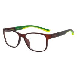 Ted Smith Brown Square Unisex Eye Frames-picture-1