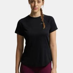 Jockey MW73 Women's Microfiber Fabric Relaxed Fit Active Wear T-Shirt with Stay Fresh Treatment-image-13