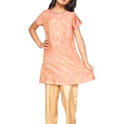 Global Desi Girl Coral Embellished Kurta-image-57