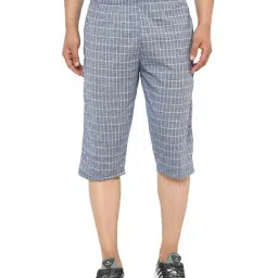 Vimal Jonney Blue Cotton Capris-picture-19