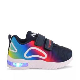 Tiny Bugs Kids Navy & Red Velcro Shoes-image-21