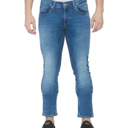 Spykar Blue Cotton Skinny Fit Jeans-picture-39