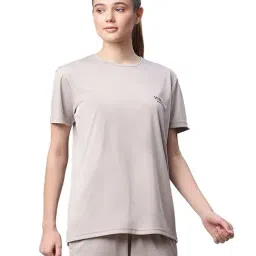 Vimal Jonney Light Grey Slim Fit T-Shirt-image-1