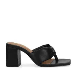 Truffle Collection Women's Black Thong Sandals-image-47
