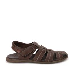 Bata Men's Coco Brown Fisherman Sandals-image-17