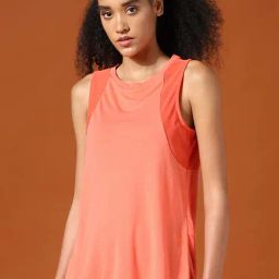 Only Pink Round Neck Tank Top-image-99