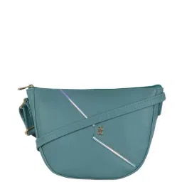 Baggit Blue Solid Medium Sling Handbag-40