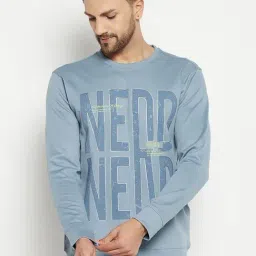 Duke Stone Grey Regular Fit Printed Sweatshirt-picture-6
