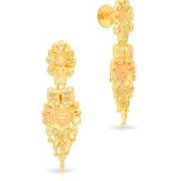 Malabar Gold and Diamonds 22k Gold Earrings for Women-image-84
