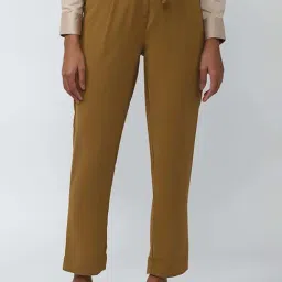 Van Heusen Brown Mid Rise Pants-image-19