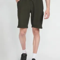U.S. Polo Assn. Olive Regular Fit Shorts-picture-10