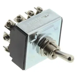 MULTICOMP PRO Toggle Switches SWITCH, TOGGLE, 4PDT, 16A, 125VAC, MCR13-44B-06-44