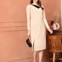Exude Beige Casual Dress-picture-21