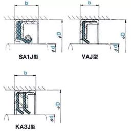 NOK φ130x160 mm Rare Freon Seal, KA3J 130 160 14-image-29