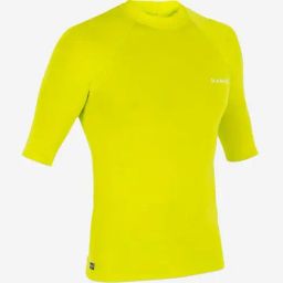 Olaian by Decathlon Acid Green Skinny Fit Sports T-Shirt-image-87