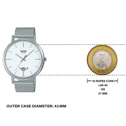 Casio MTP-B100M-7EVDF Enticer Analog Watch for Men (43 mm) image 3