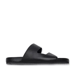 Gordon & Bros Men Nubuck Black Slides image 1