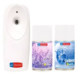 Airdscent Automatic Air Freshener & Refill With Lavender & Cool Breeze Fragrance 250 ml Each (Pack of 3)-picture-9