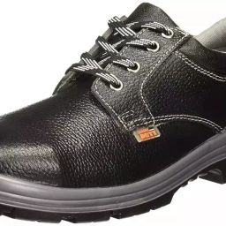 Double Duty PVC Toe Safety Shoes Low Ankle PU Black Size UK 9, DD-7081-image-72