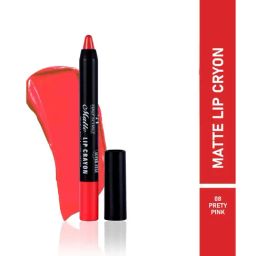 Half N Half Matte Lip Crayon 08 Pretty Pink - 3.5 gm-32