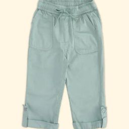 Pantaloons Baby Green Cotton Regular Fit Trousers-image-46