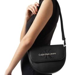 Calvin Klein Black Sculpted Medium Cross Body Bag-image-72