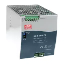 Mean Well POWER SUPPLY, AC-DC, 24V, 40A, SDR-960-24-36