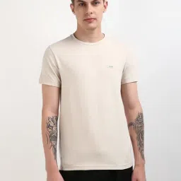 Calvin Klein Beige Slim T-Shirt-picture-13