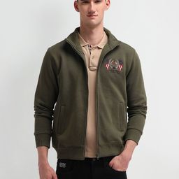 U.S. Polo Assn. Denim Co. Men Embroidered High Neck Sweatshirt-image-82