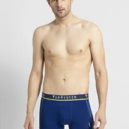 Van Heusen Active Regular Fit Swift Dry Mesh Panel Solid Trunks - Sodalite Blue image 1