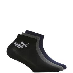 Puma Multicolor Cotton Logo Socks Set of 3-image-53