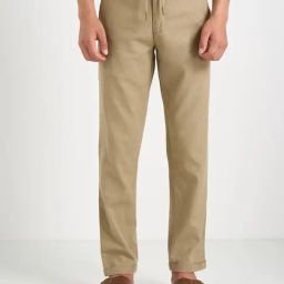 Indus Route By Pantaloons Khaki Cotton Regular Fit Trackpants-image-38